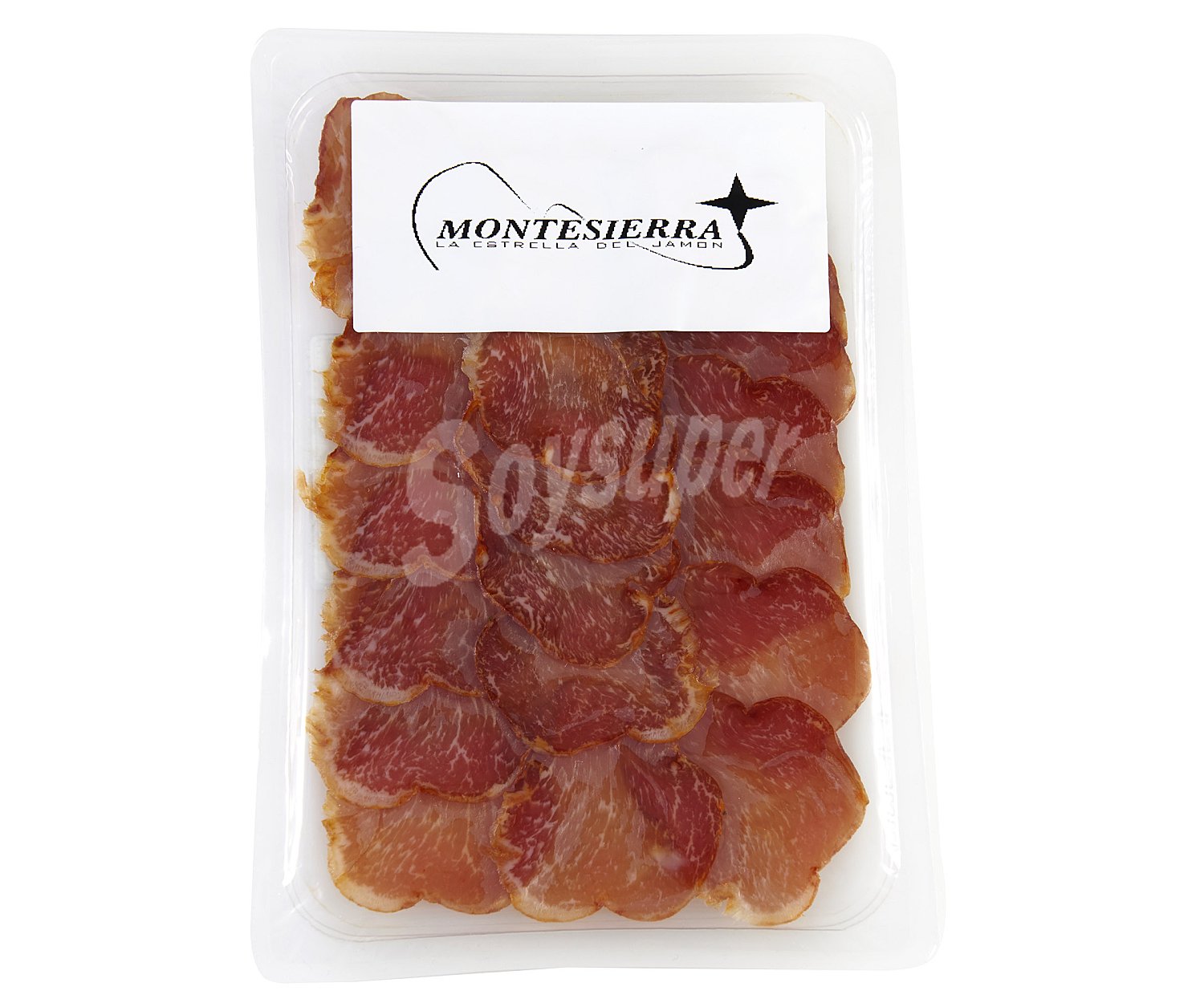 Montesierra Lomo de cebo ibérico (50% raza ibérica), cortado en finas lonchas montesierra