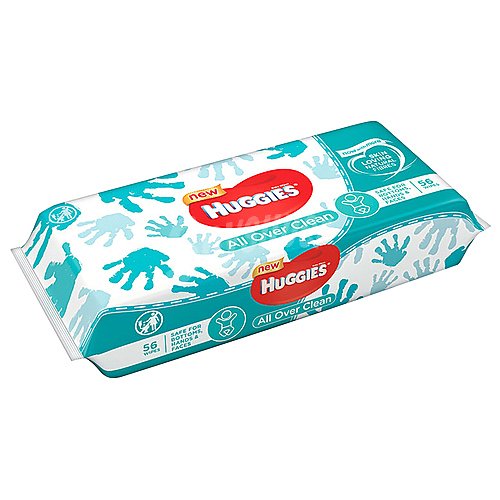 Huggies Toallitas húmedas para bebé aptas para la limpieza de cara, manos y culito huggies