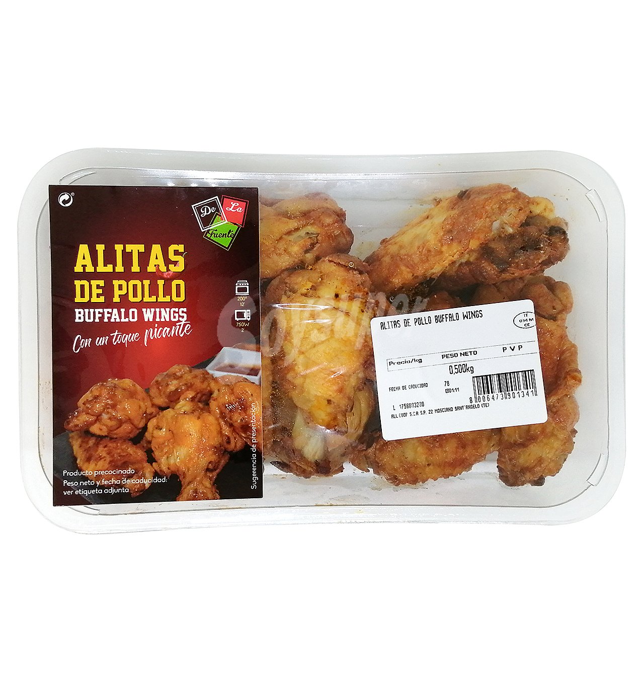 Alitas de pollo buffalo wings