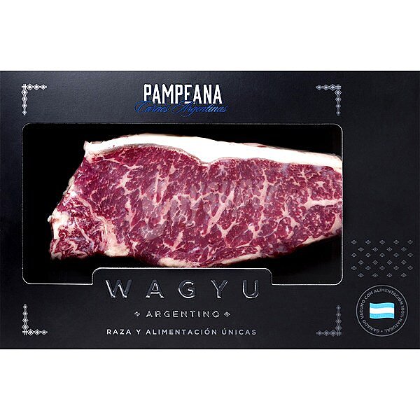 Lomo bajo de vacuno de raza Wagyu argentino peso aproximado