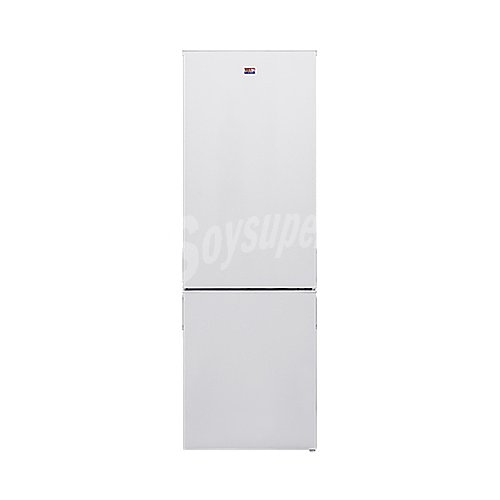 Frigorífico combi NEW POL NWCF180 cíclico, clasificación energética: F, H: 180cm, A: 54cm, F: 59,5cm, capacidad total