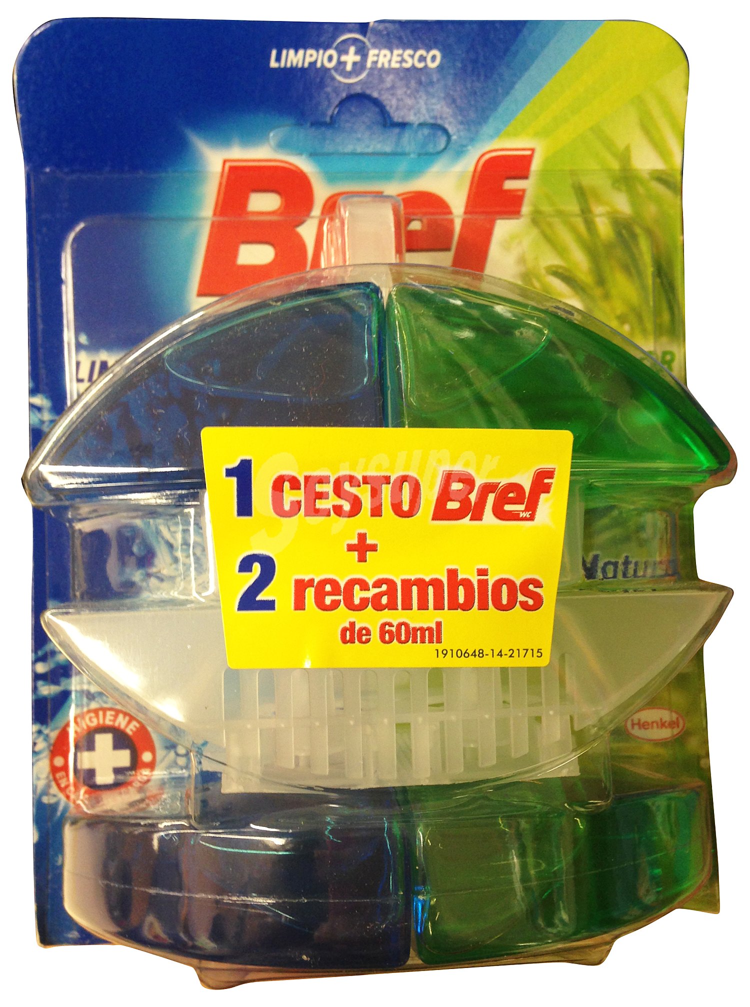 Bref Colgador WC Duo Active Natura bref