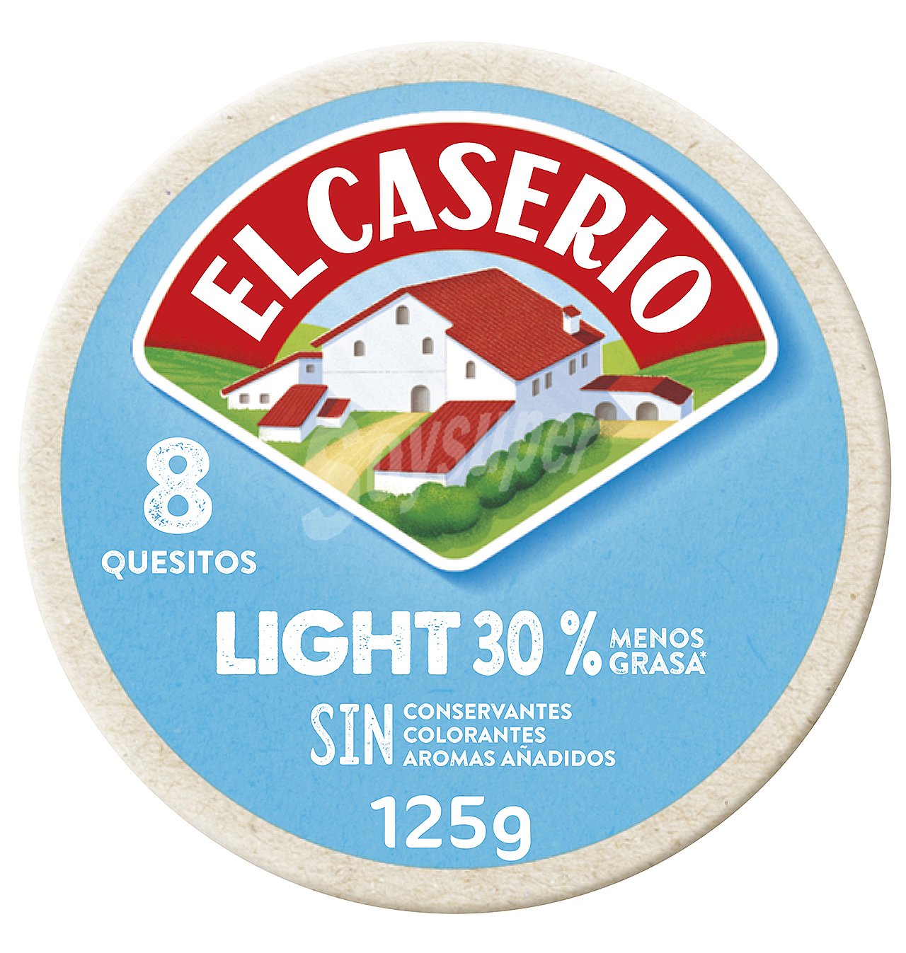 Queso light en porciones El Caserío