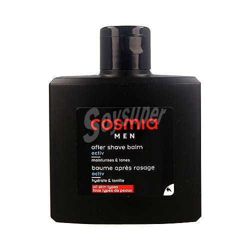 Cosmia Bálsamo after shave para hombre, hidratante y tonificante, para todo tipo de pieles cosmia Activ