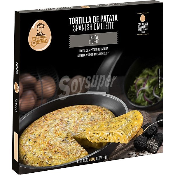 Tortilla de patata con trufa