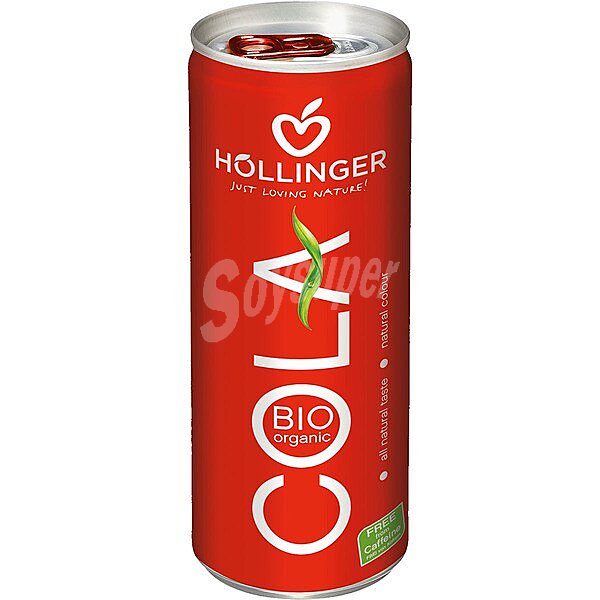 Bio Organic refresco de cola con gas SIN cafeína ecológico