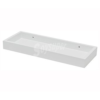 Estante de color blanco, de 40x15 cm, fetim group