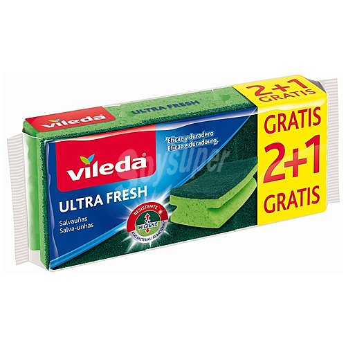 Vileda Estropajo Salvauñas Ultra Fresh vileda