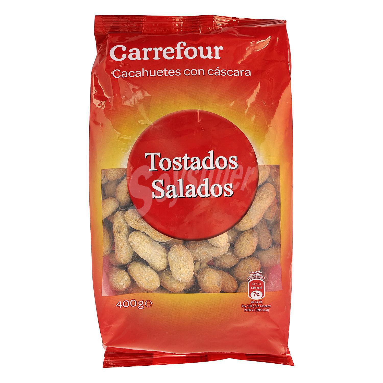 Cacahuetes tostados y salados Carrefour