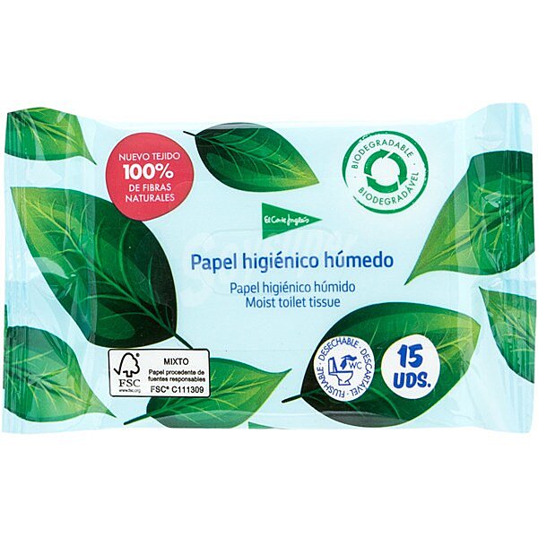 Papel higiénico húmedo