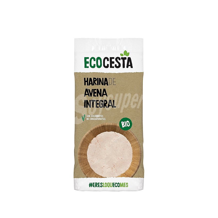 Harina de avena integral de cultivo ecológico