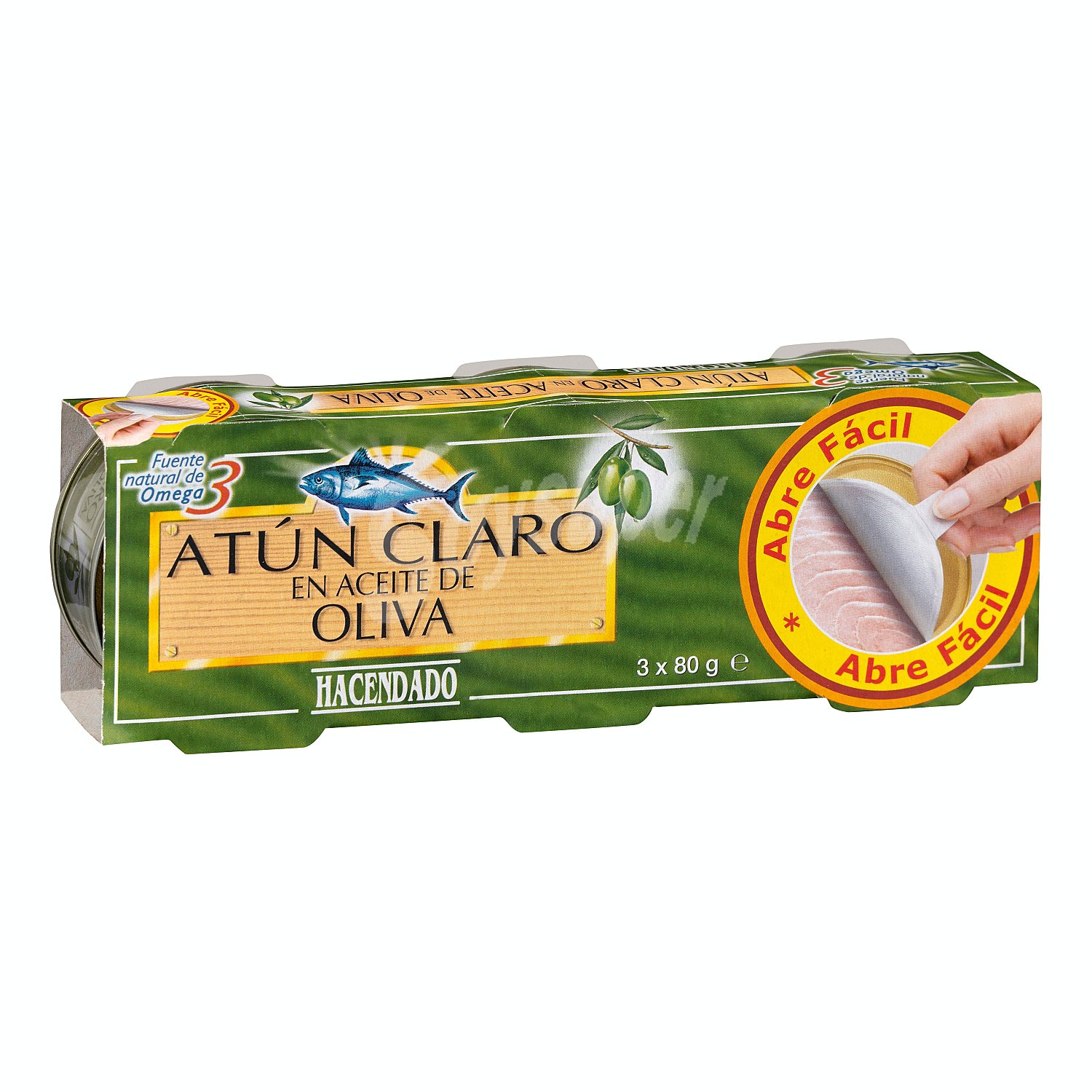 Atun claro en aceite oliva (abre facil solapin)