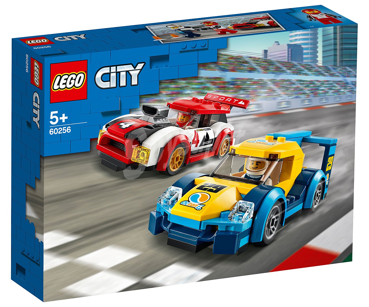 Juego de construcciones Coches de carreras con 190 piezas City 60256