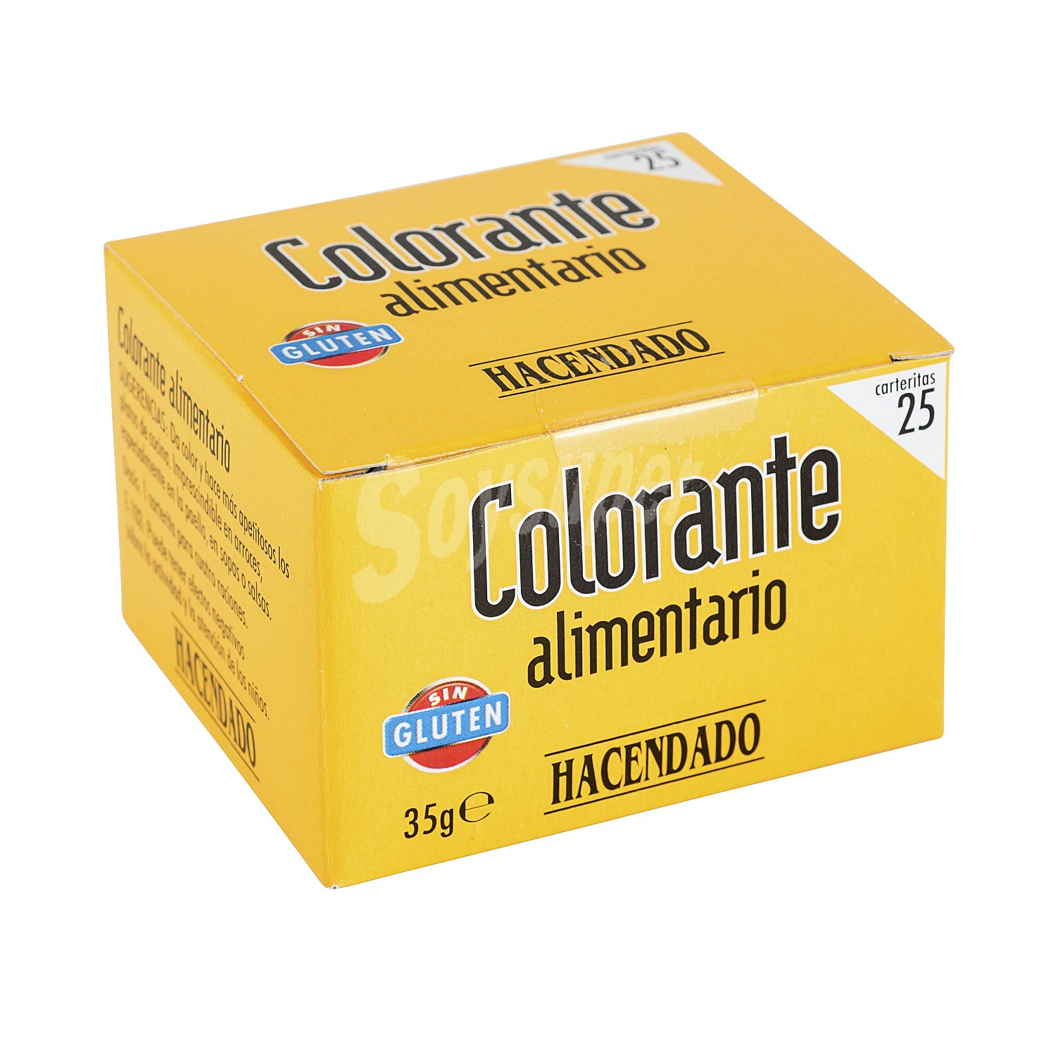 Colorante alimentario sobres