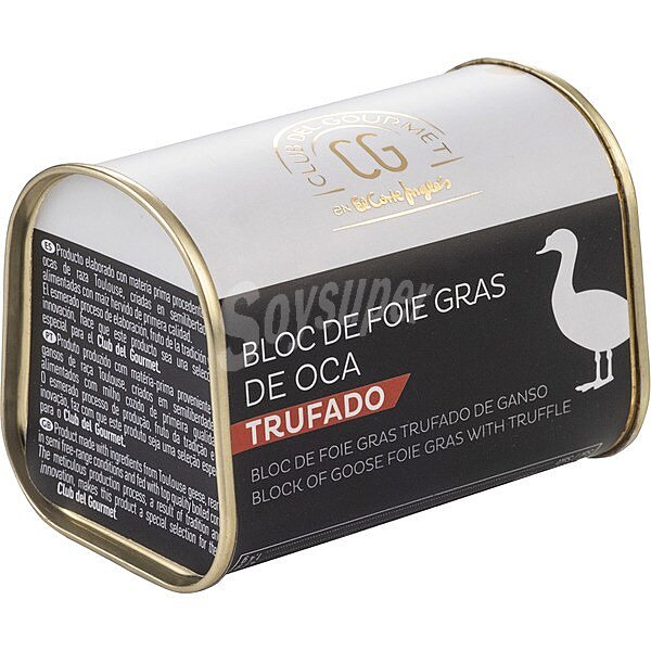 Bloc de foie gras de oca trufado