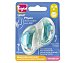 Pack 2 chupetes fisiológicos de silicona para bebes de más 18 meses, color azul, tigex.