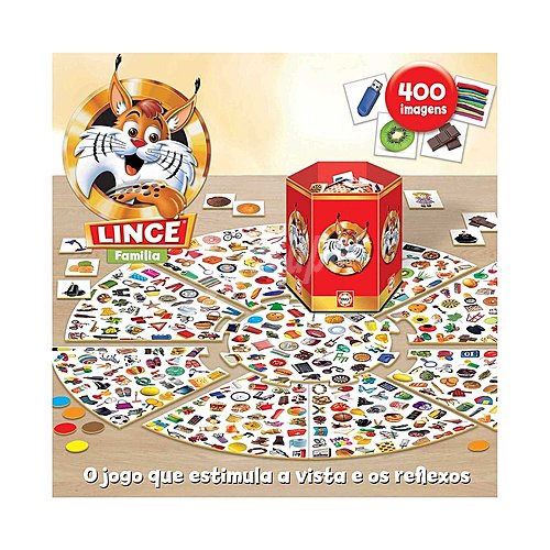 Juego de mesa infantil de agudeza visual Lince, desde 1 jugador educa borrás