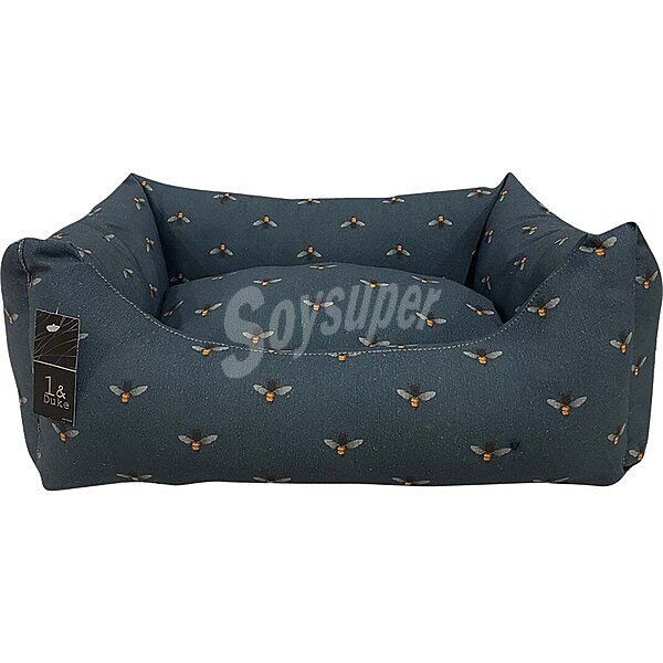 Cama para perros y gatos modelo Abejas 55x45x6 cm 1 unidad