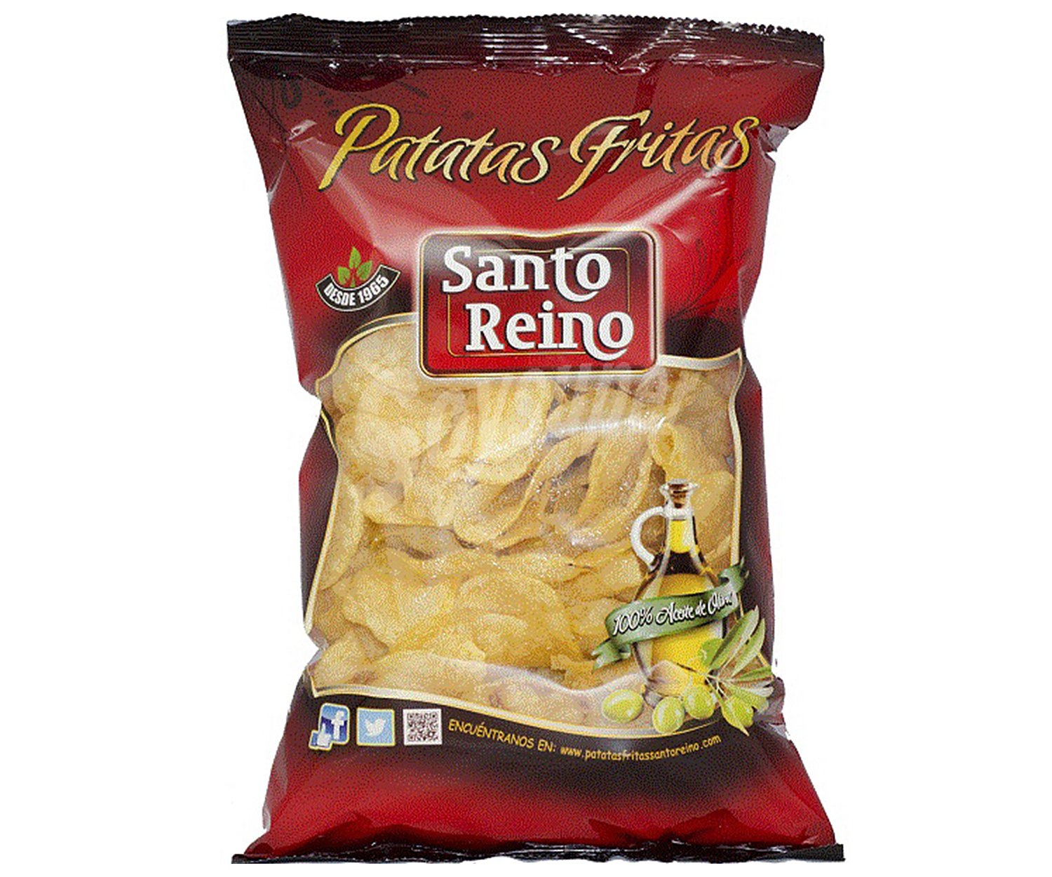 Santo reino Patatas fritas lisas santo reino