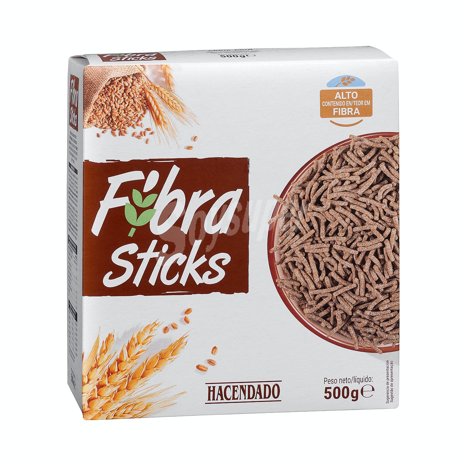 Cereal salvado trigo fibra sticks (palitos)