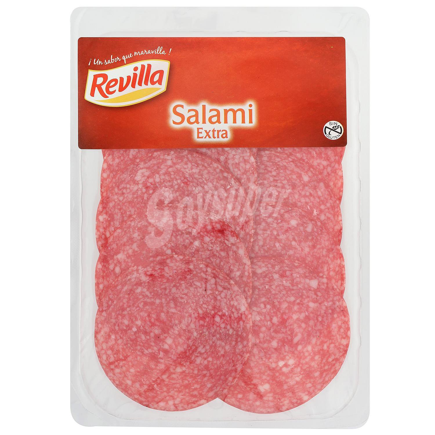 Salami extra en lonchas sin gluten