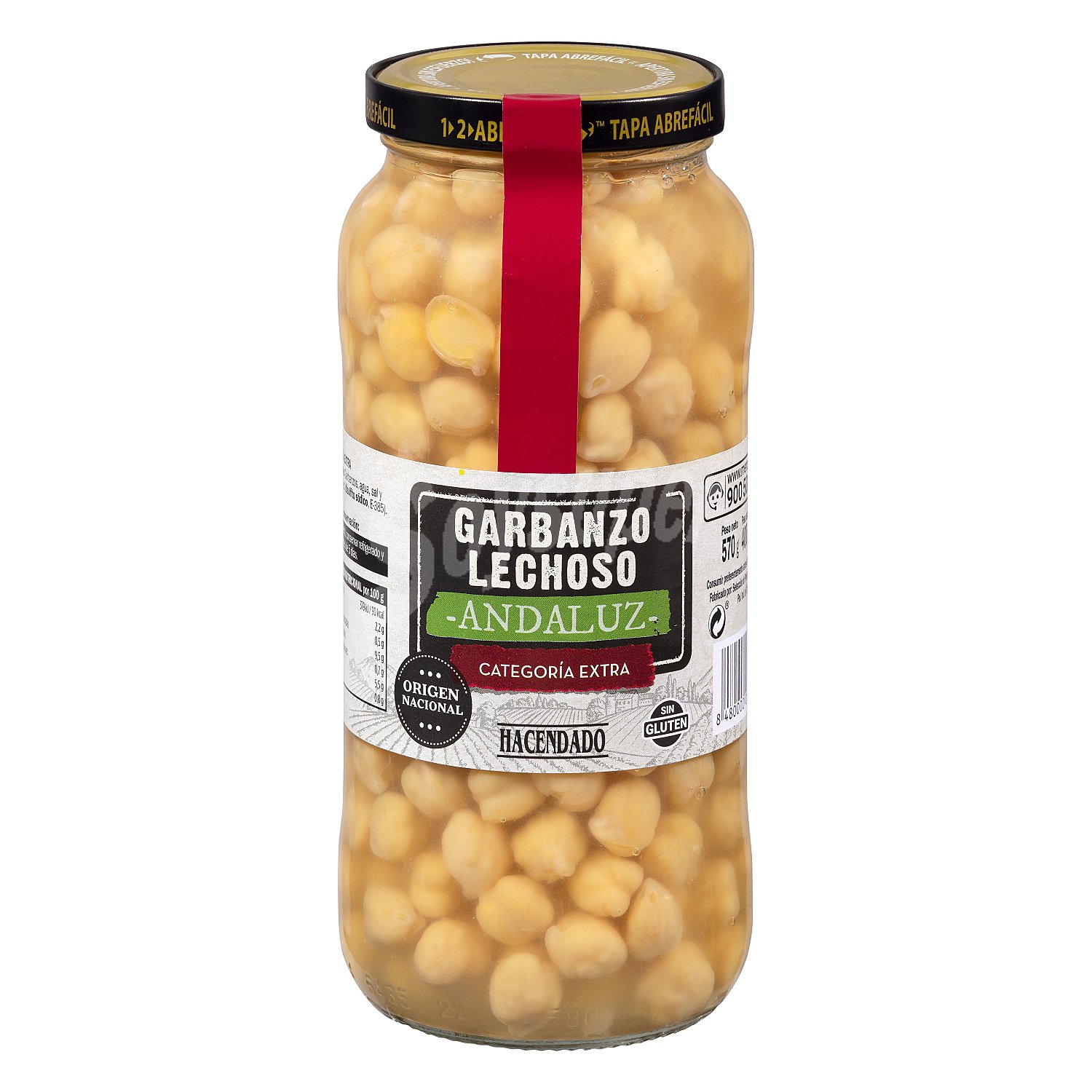 Garbanzo cocido lechoso andaluz