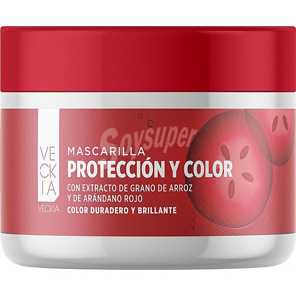 Mascarilla color con extracto de mandarina y papaya para cabello teñido y con mechas Repara y Nutre