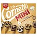 Conos con helado de nata, caramelo y chocolate Cornetto mini mix Frigo