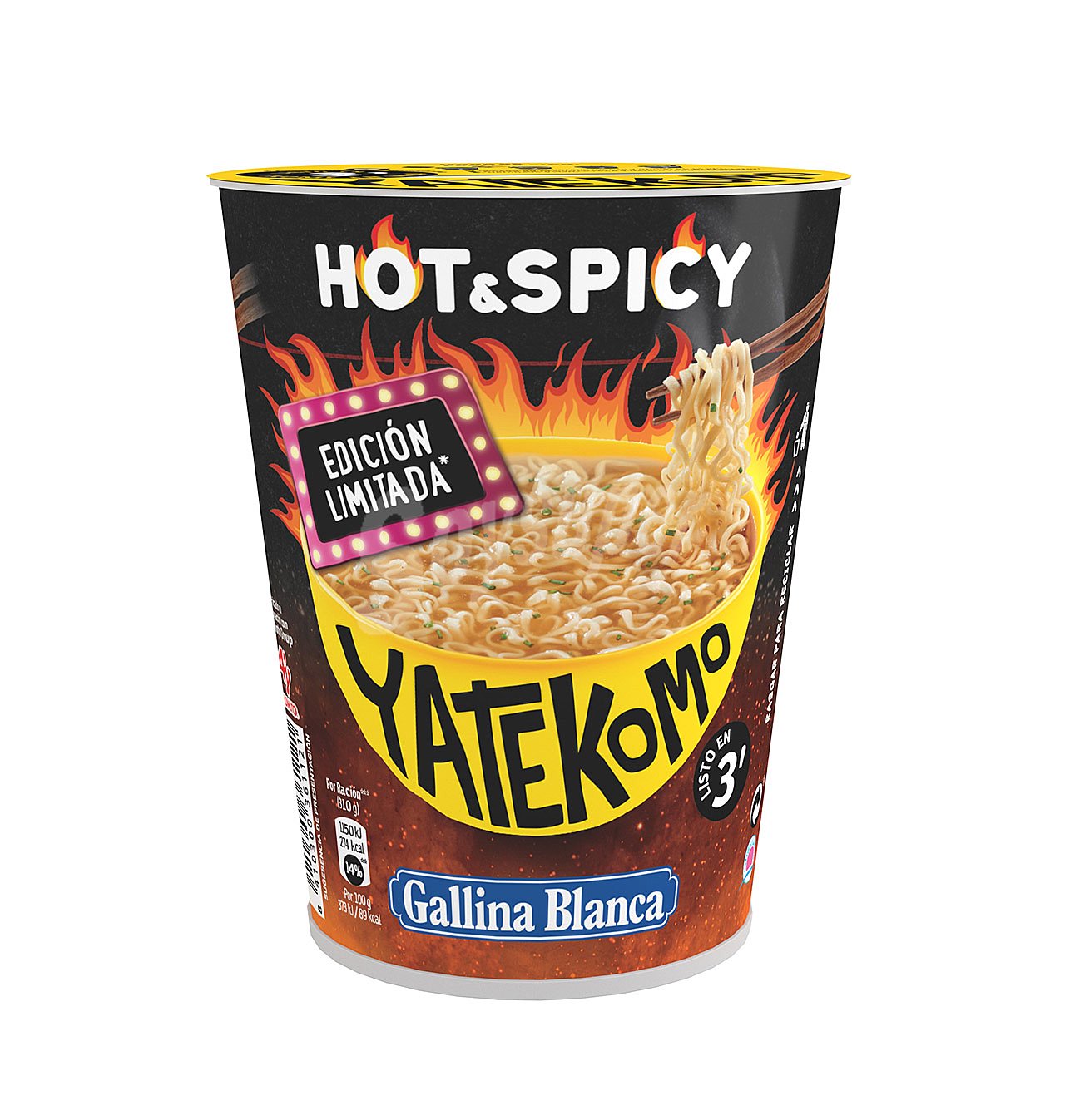 Yatekomo gallina blanca hot&spicy