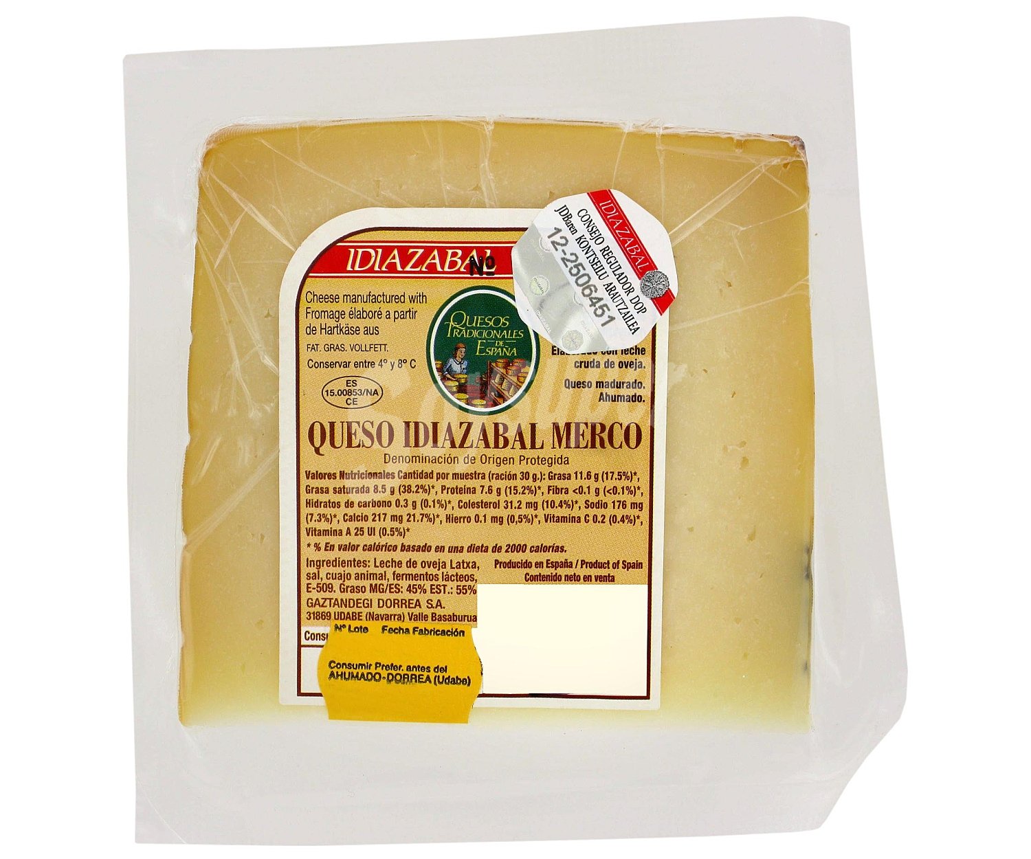 Queso de oveja Idiazabal