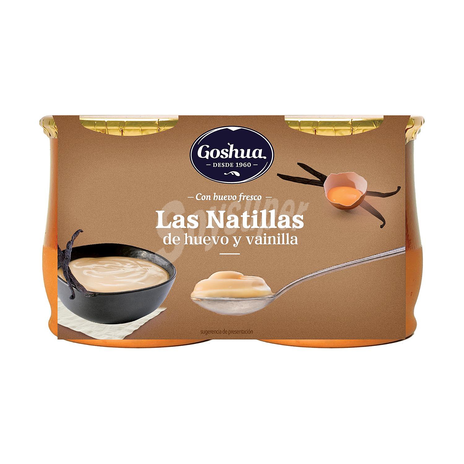 Natillas de vainilla Goshua