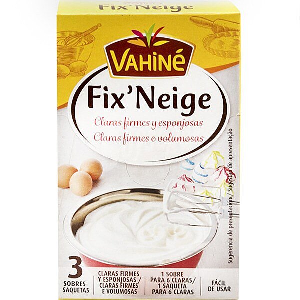 Fix Neige claras firmes y esponjosas 3 unidades caja 12 g