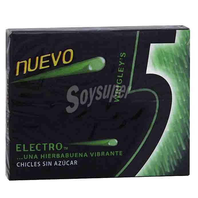 Five Chicles de hierbabuena (sin azúcar) five electro áminas de chicle, 29 gr