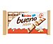 Kinder Barritas de chocolate blanco con relleno cremoso de leche y avellanas kinder bueno white