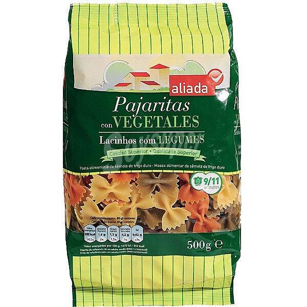 pajaritas con vegetales