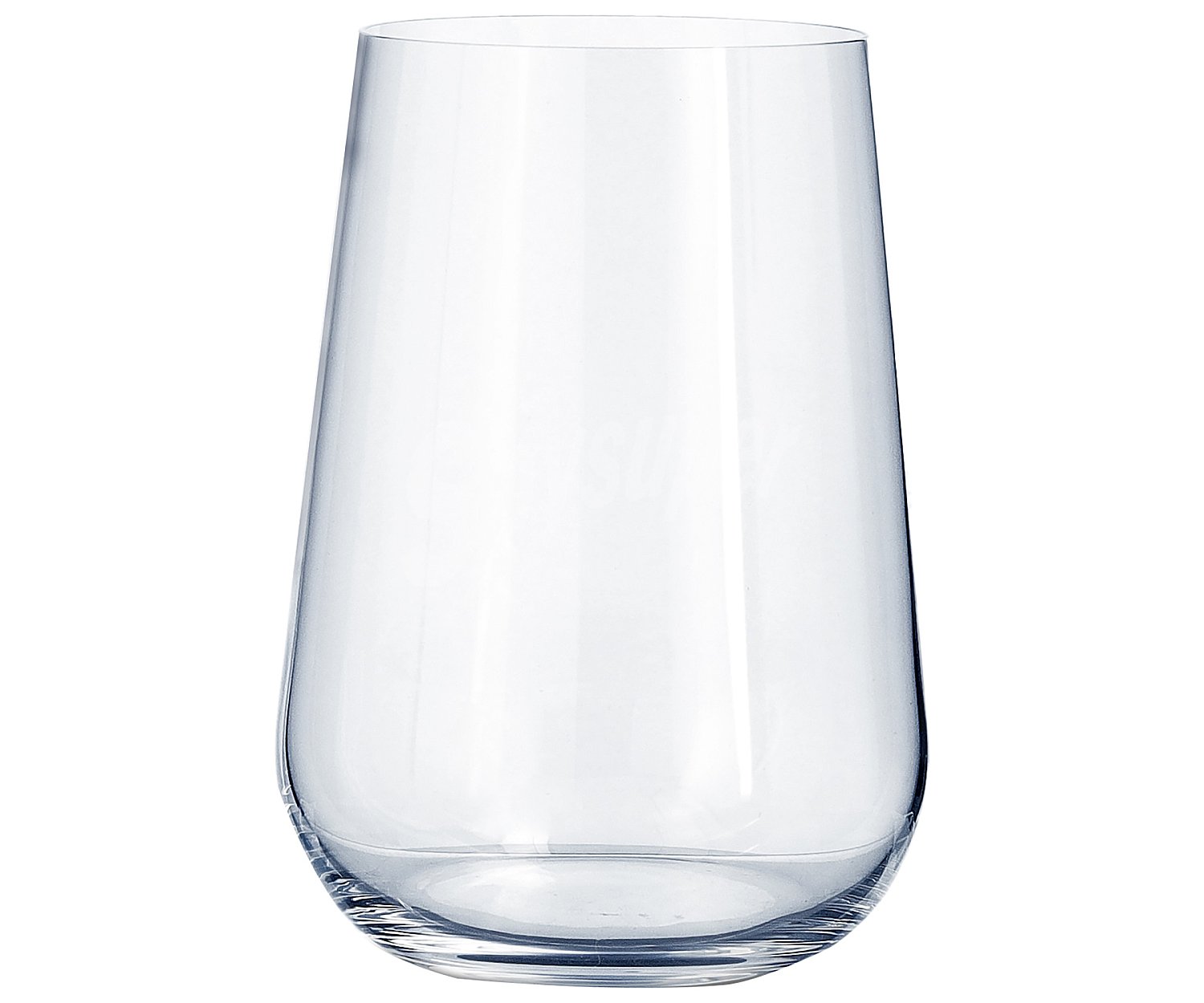 Vaso alto de cristal con formas redondeadas, , Lexa bohemia