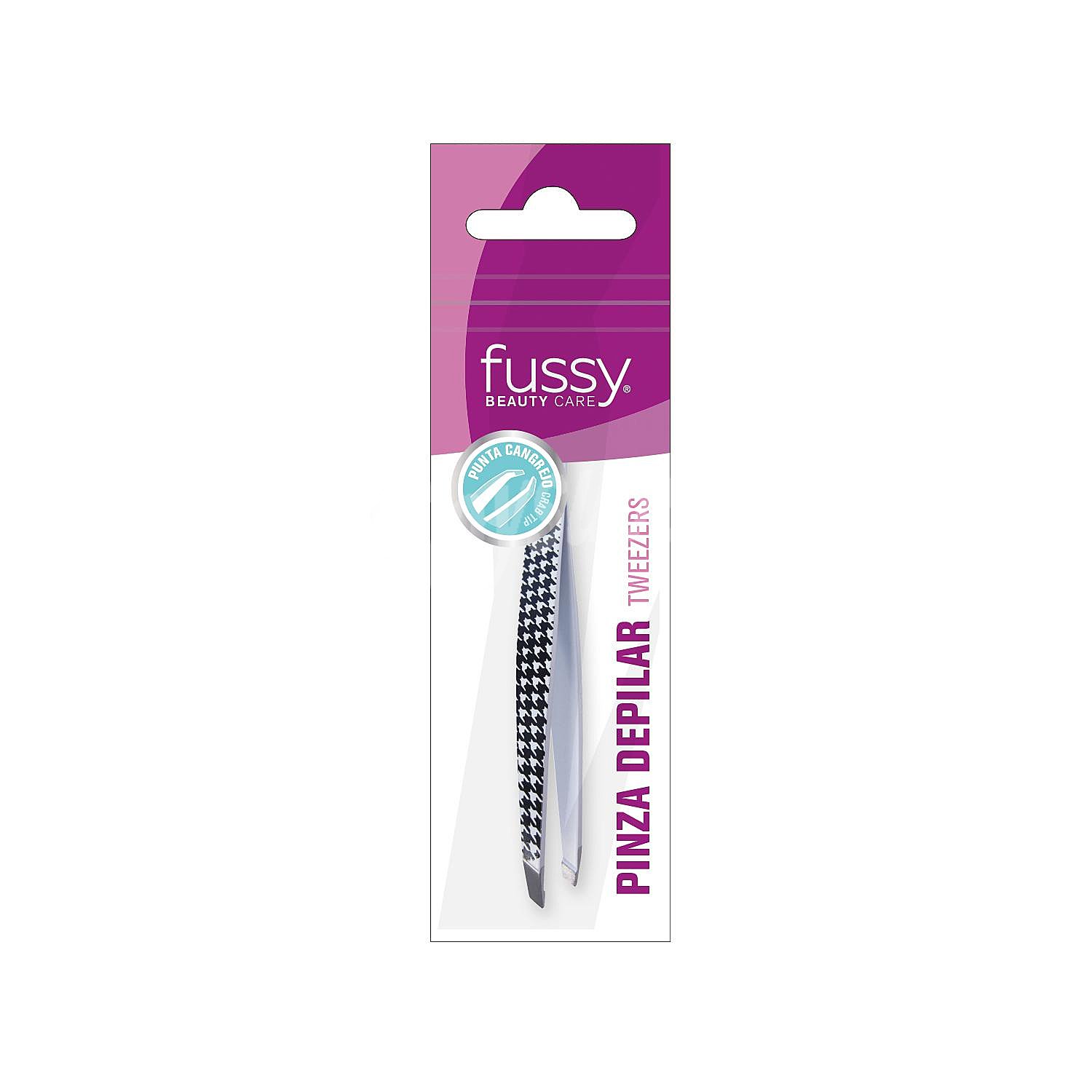 Pinza depilar punta oblicua Fussy