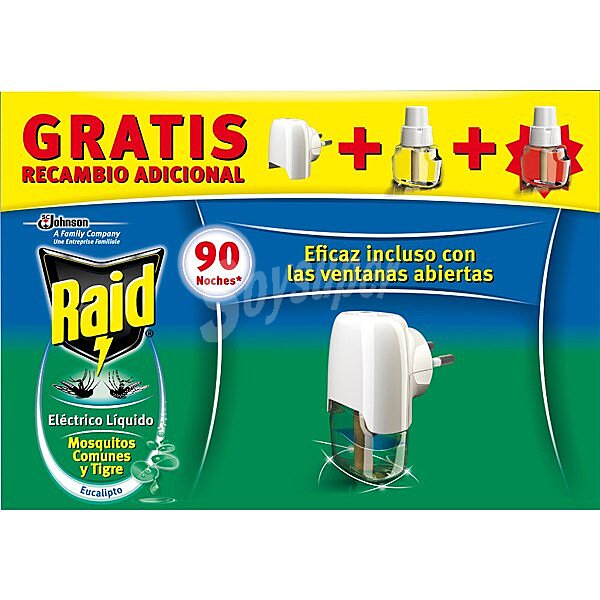 Insecticida aparato + recambio eléctrico