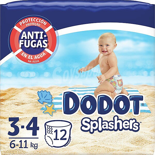 Splashers bañador desechable 6-11 kg talla 3-4