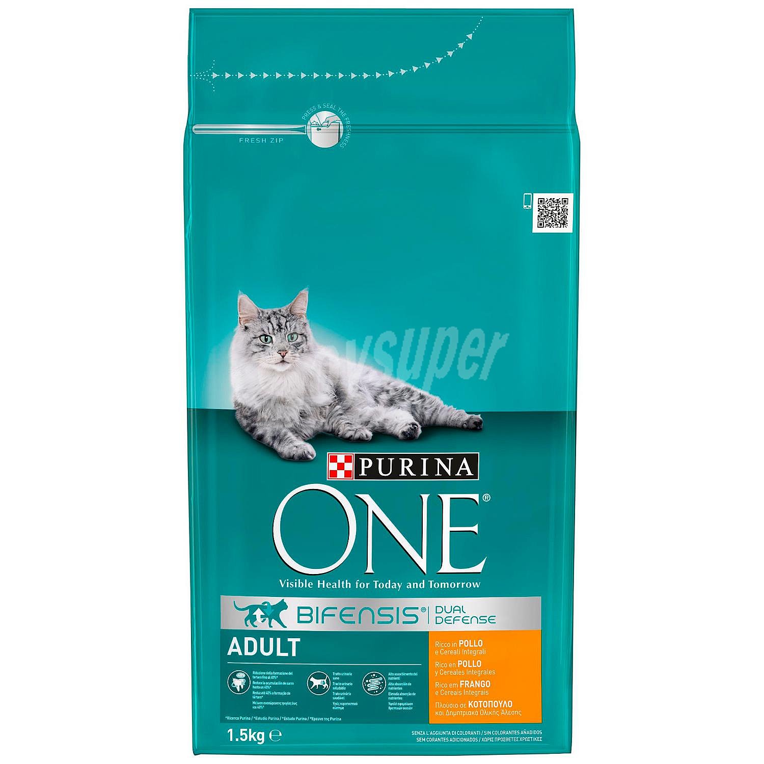 Alimento de pollo gato adulto Bifensis purina