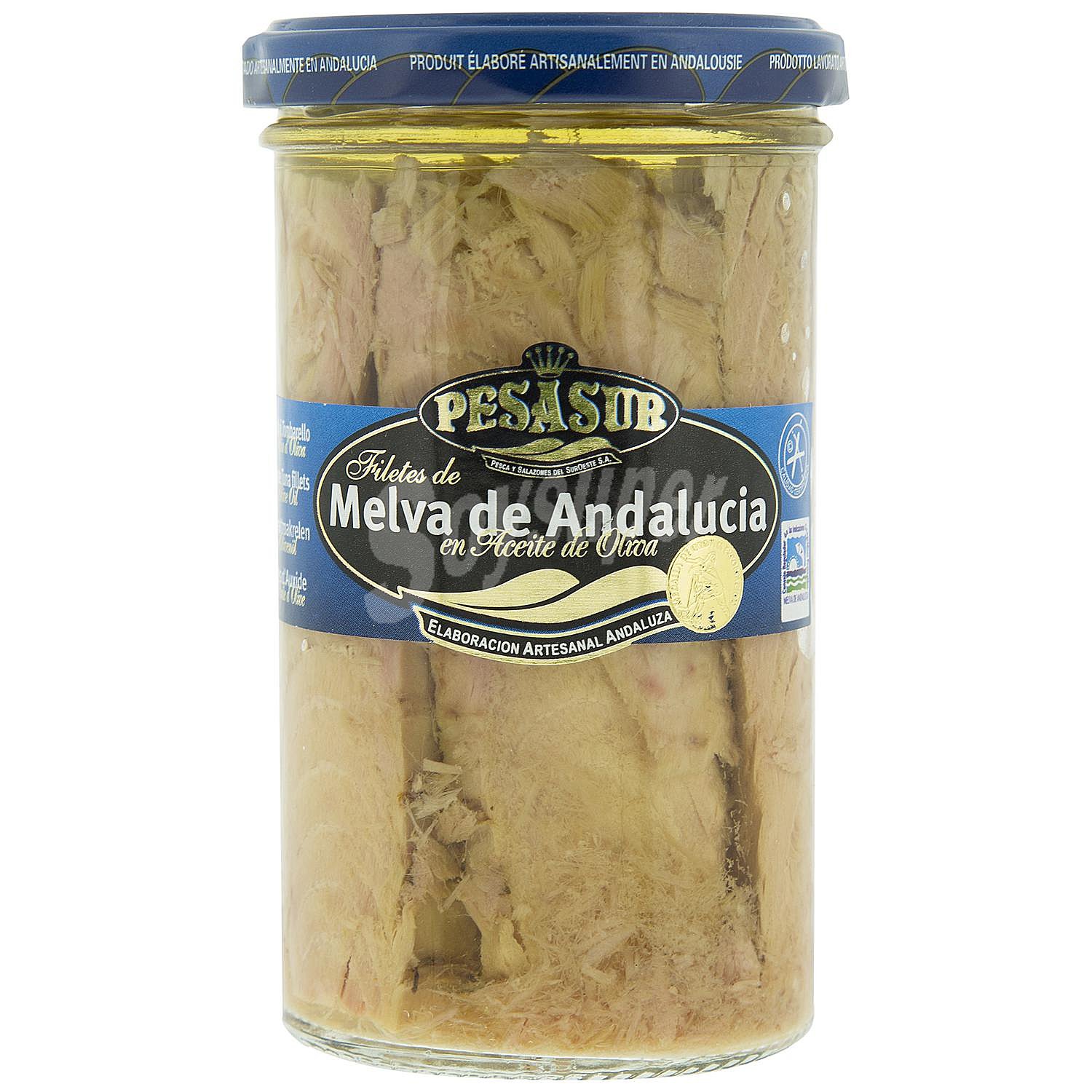 Filetes de melva de Andalucía en aceite de oliva