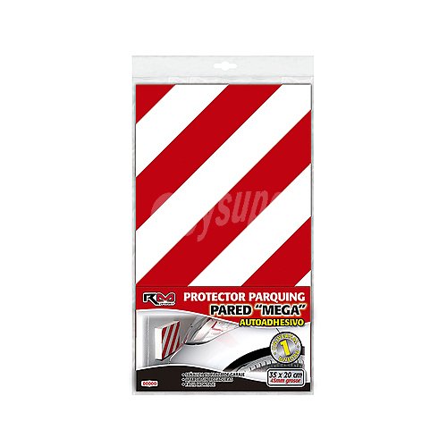 Protector adhesivo pared parking, de 35x20 y 4,5 cm de grosor, ROLMOVIL.