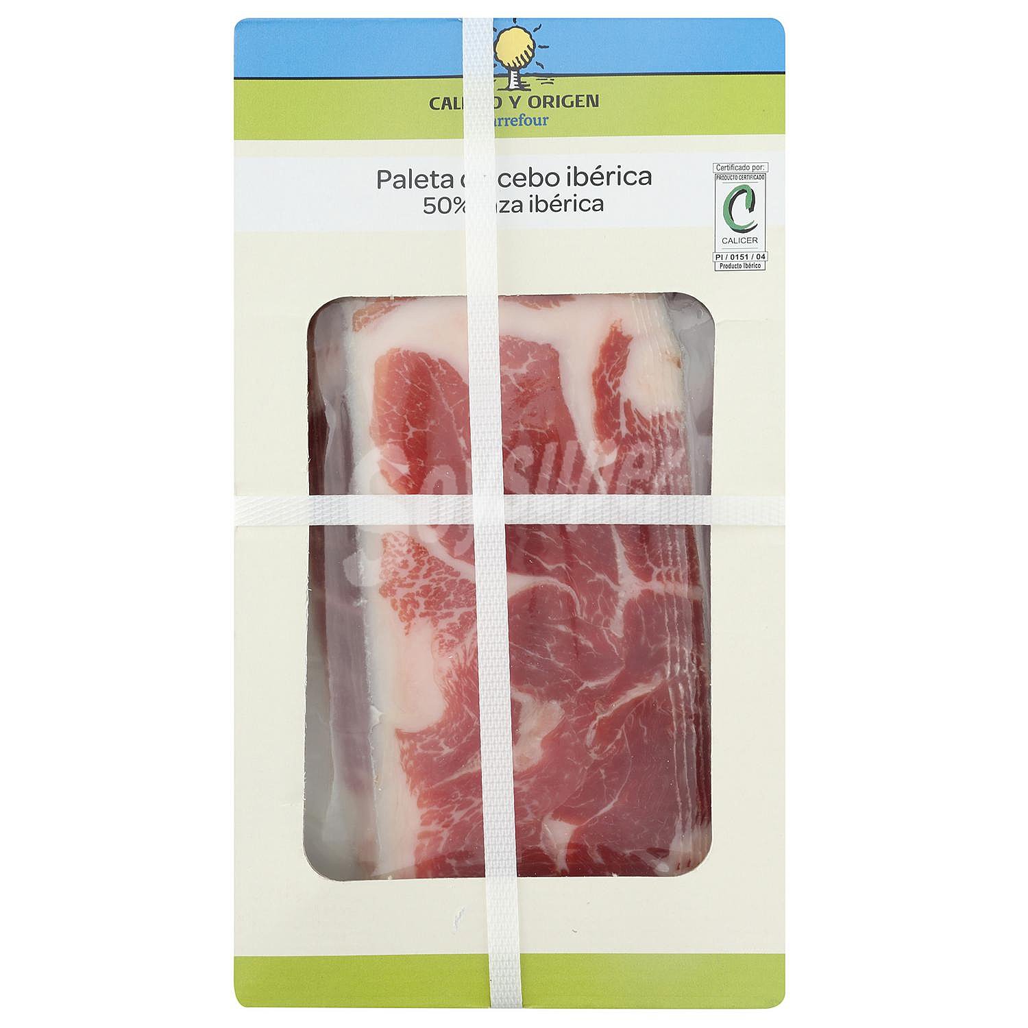 Estuche de Paleta de Cebo Ibérica 50% Raza Ibérica Calidad y Origen Carrefour