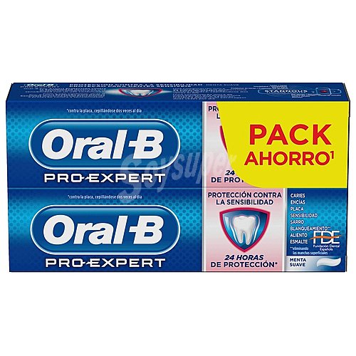 Oral-b Pasta de dientes contra la sensibiliad dental, con sabor a menta suave oral-b Pro-expert