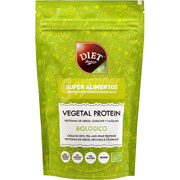 Vegetal protein - proteínas de arroz guisante y cañamo biológicas 