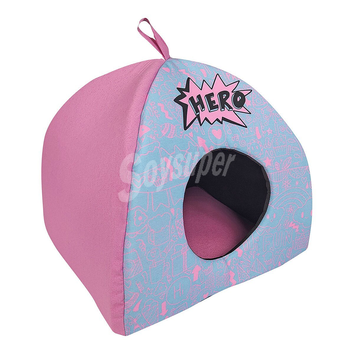 Igloo para gatos Hero rosa 40x40x40 cm