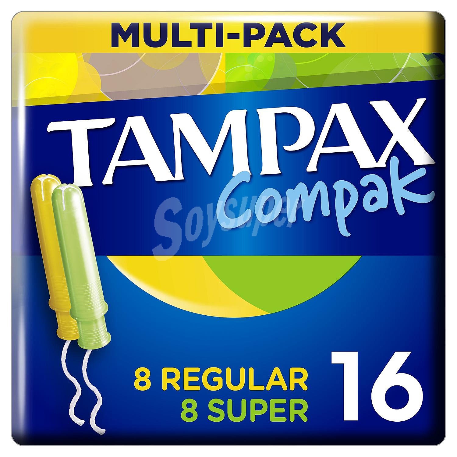 Tampones multi-pack compak Tampax