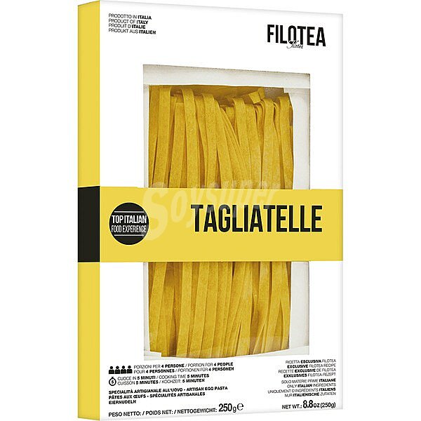 Tagliatelle pasta especial al huevo