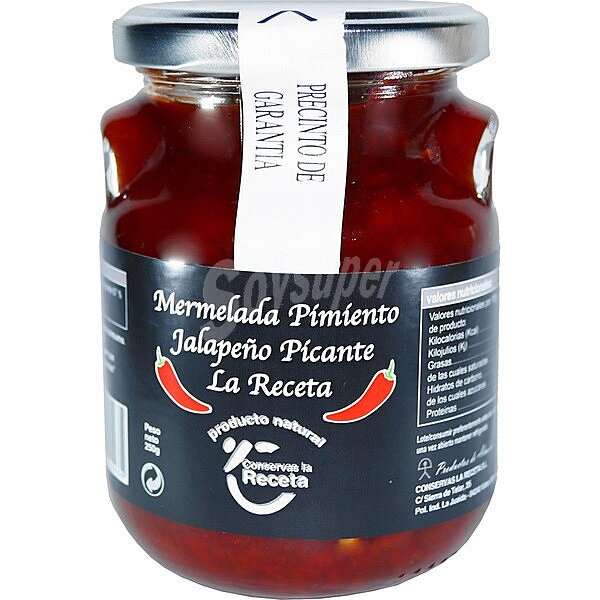 Mermelada de pimiento jalapeño picante