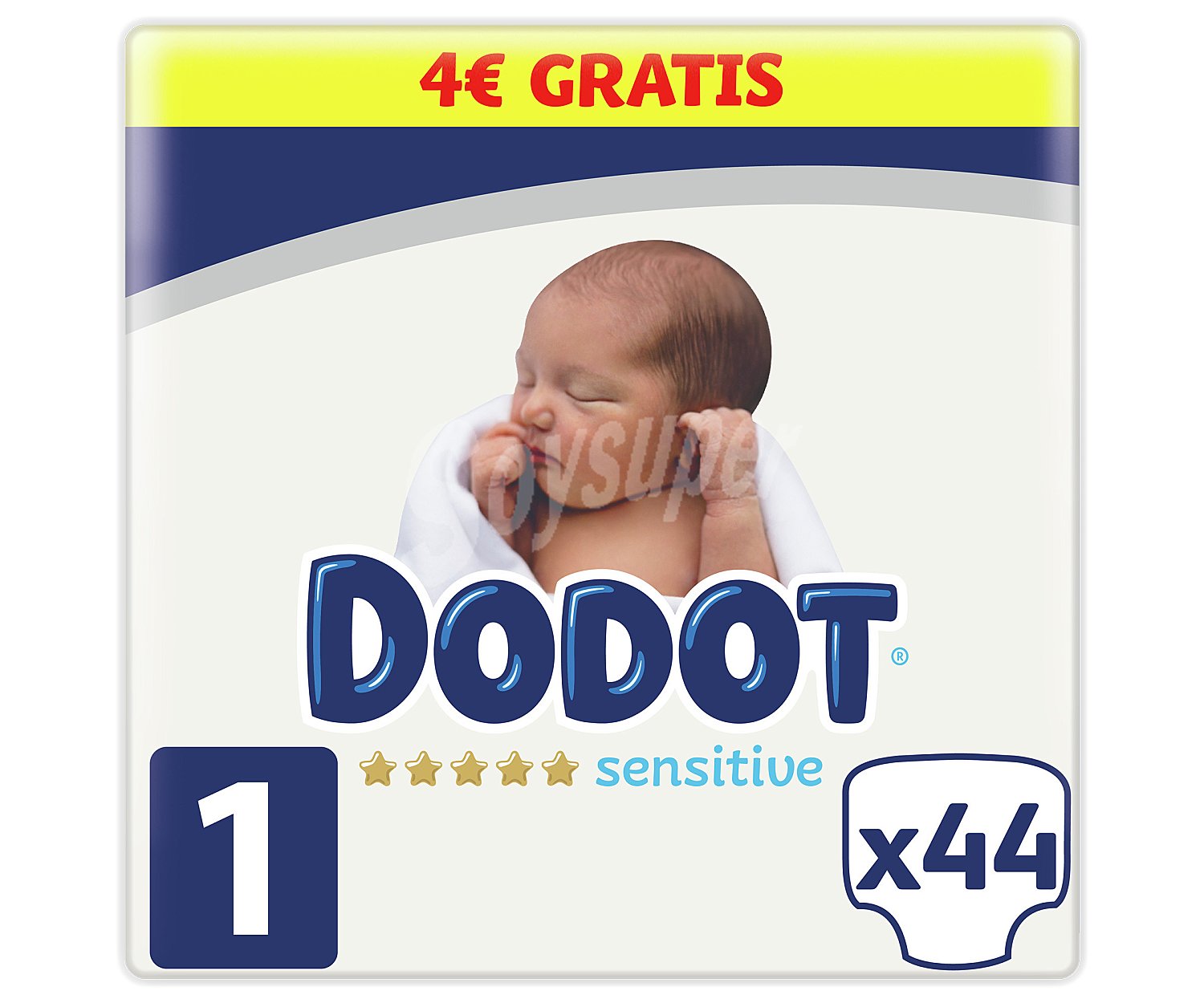 Dodot Pañales talla 1 para bebes de 2 a 5 kilogramos dodot Sensitive